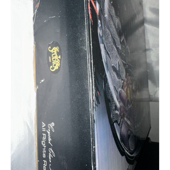 Crystal Clear Studios Sleigh Bells Colored Glass 14’’ Platter Serving Tray w/box - Picture 8 of 9